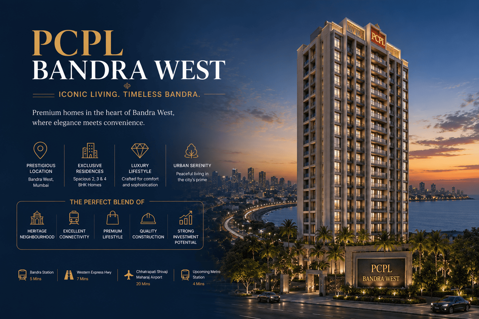 PCPL Bandra West - Luxury Apartments Mumbai