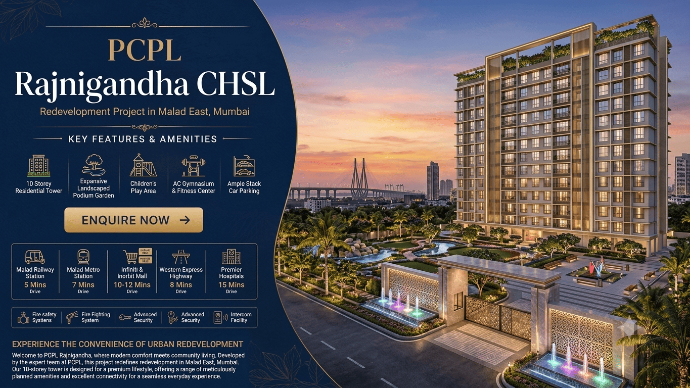PCPL Rajnigandha - Premium Redevelopment Project Mumbai