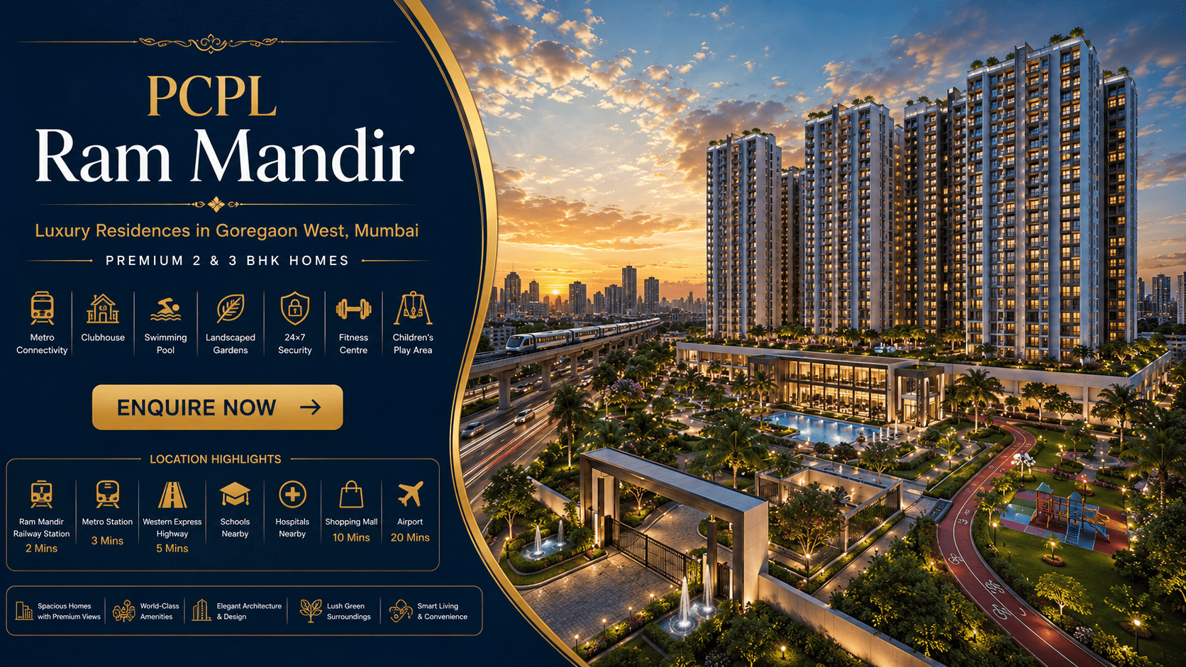 PCPL Ram Mandir - Premium Redevelopment Project Goregaon West Mumbai
